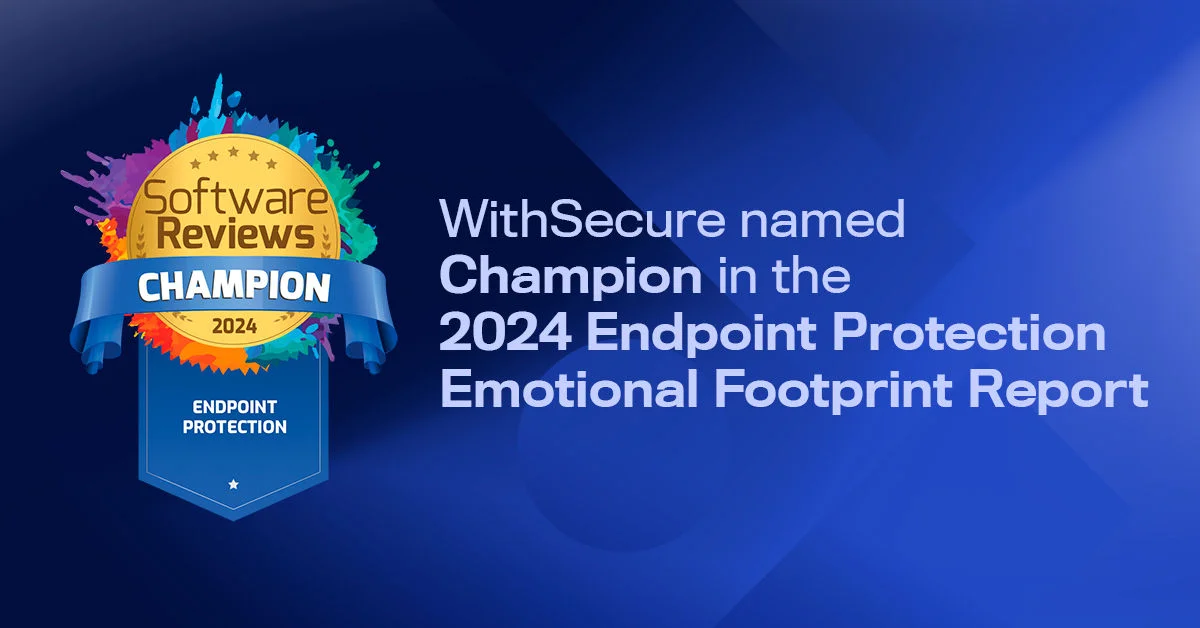 WithSecure Elements ranks #1 for endpoint protection 