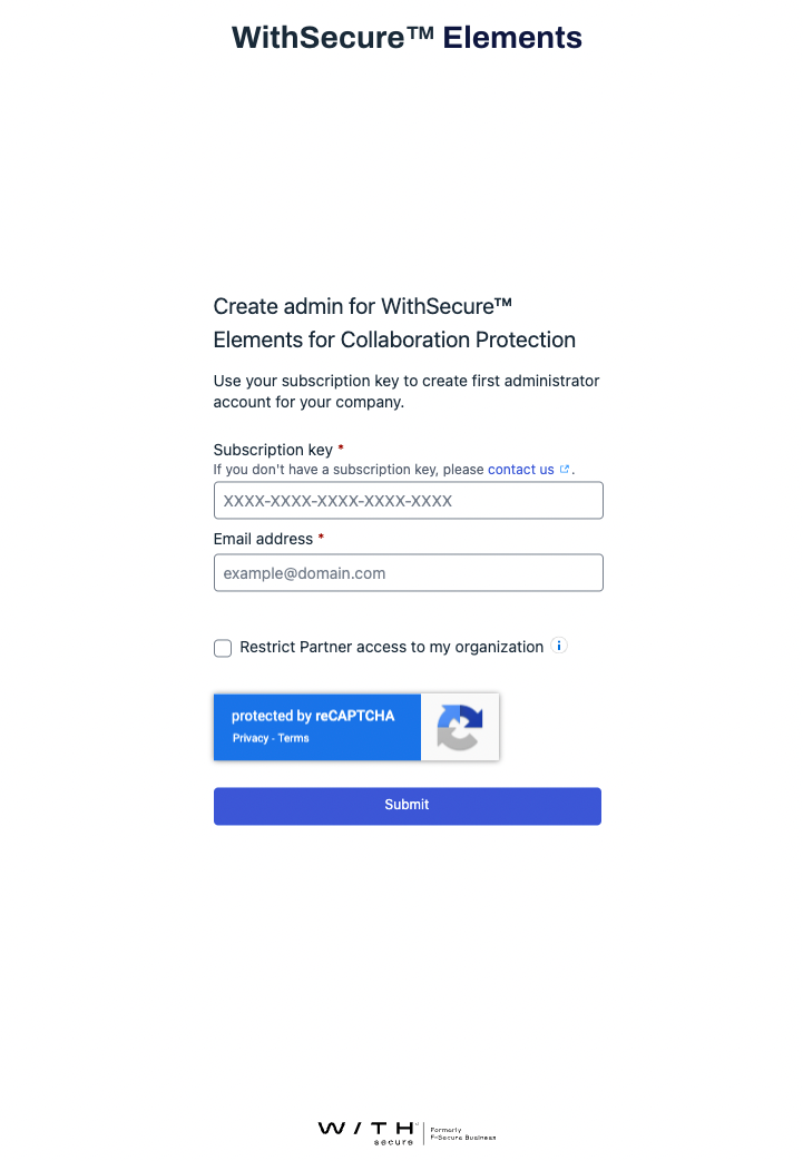 Collaboration Protection create an account