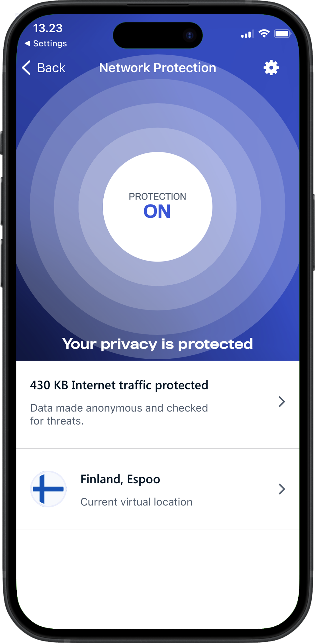 WithSecure Mobile Network Protection iOS