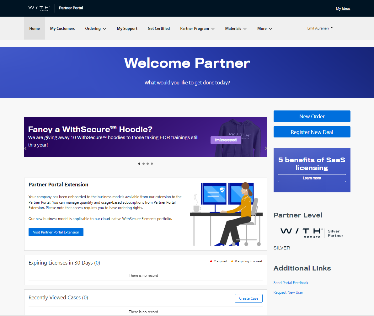 Partner Portal service | Corporate Cyber Security Solutions | WithSecure™