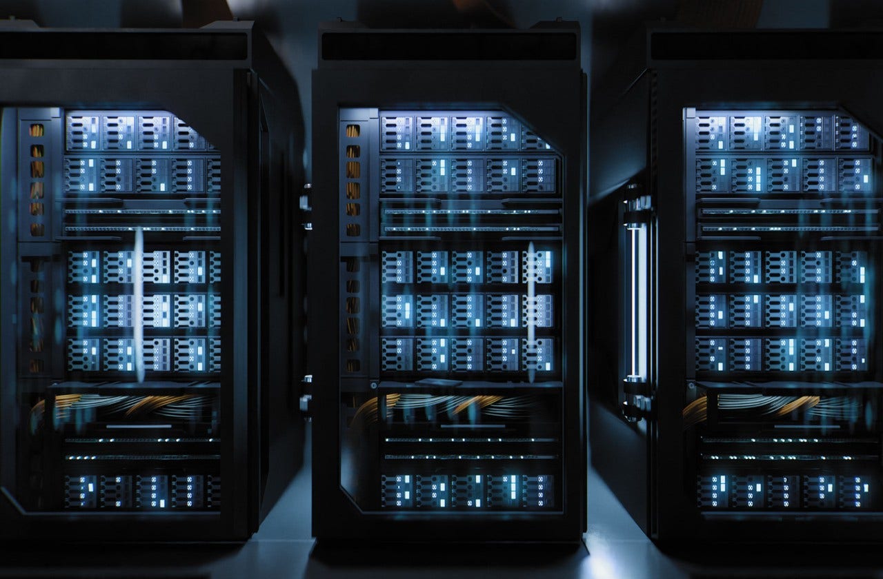 blue computer servers blue computer servers