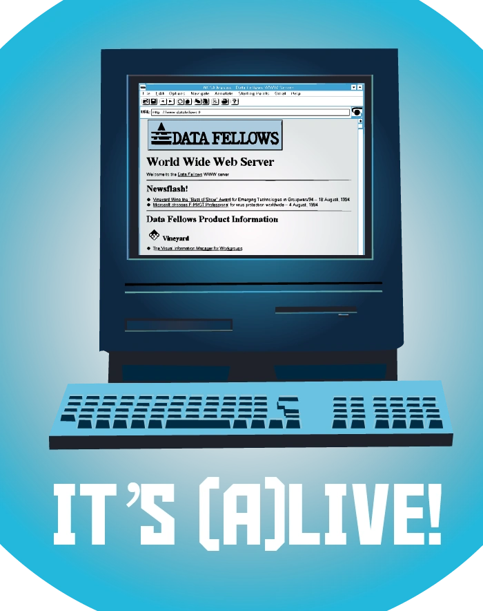 World’s first computer security website launched
