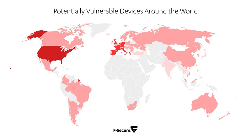 vulnerable web cams world map