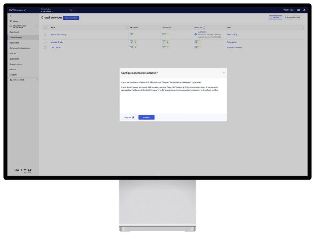 onedrive protection on Apple pro display